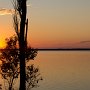<p align=left>Les couchers de soleil, toujours appréciés, celui-là à Caraquet, Nouveau-Brunswick